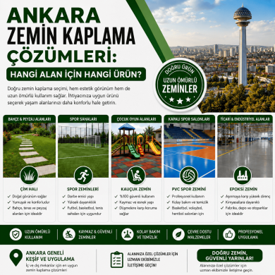 Ankara Zemin Kaplama Çözümleri Hangi Alan İçin Hangi Ürün