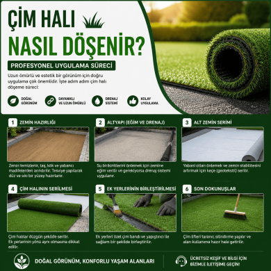 Çim Halı Nasıl Döşenir Profesyonel Uygulama Süreci